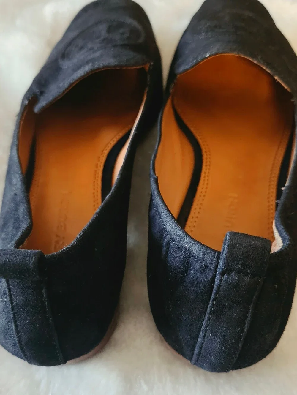 Tory Burch Black Suede Logo Loafers